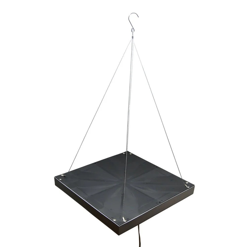 Square 12" LED Grow Light System 225 Blue LED 14W with Hanging Kit R128