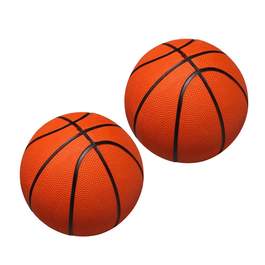 Orange 13CM Diameter Inflatable Desktop Basketball Toy S118
