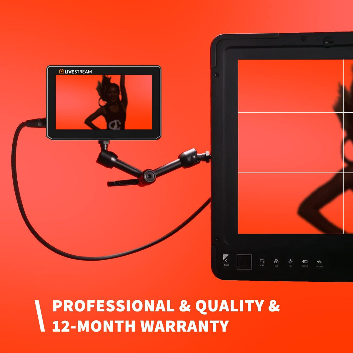 Black Mini 5 Inch 4k HDMI Camera Monitor K729161