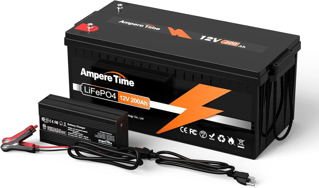 12V 200Ah LiFePO4 Battery with 20A Lithium Battery Charger R637731