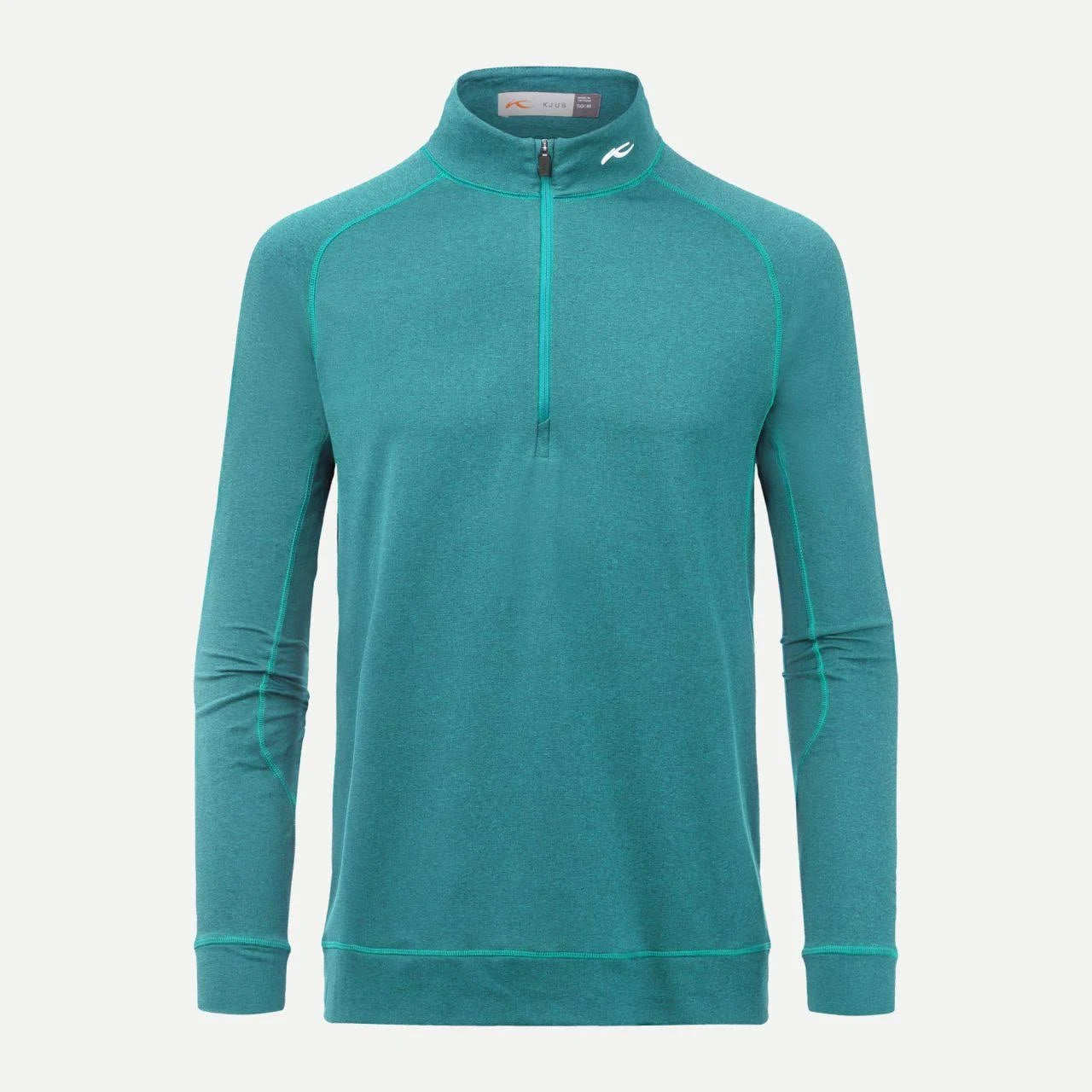 Ocean Teal Melange Half-Zip Midlayer Top B2887