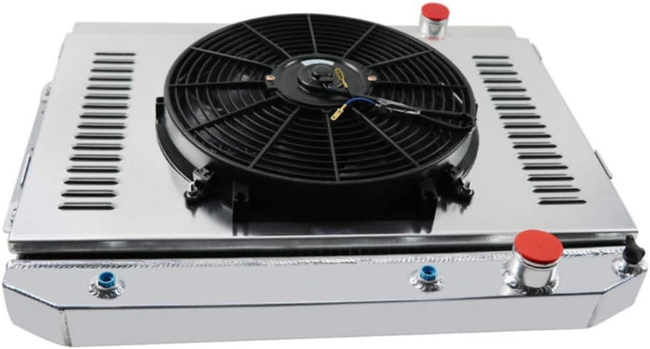 3 Row Core Aluminum Radiator with 14" Fan and Shroud Y400738