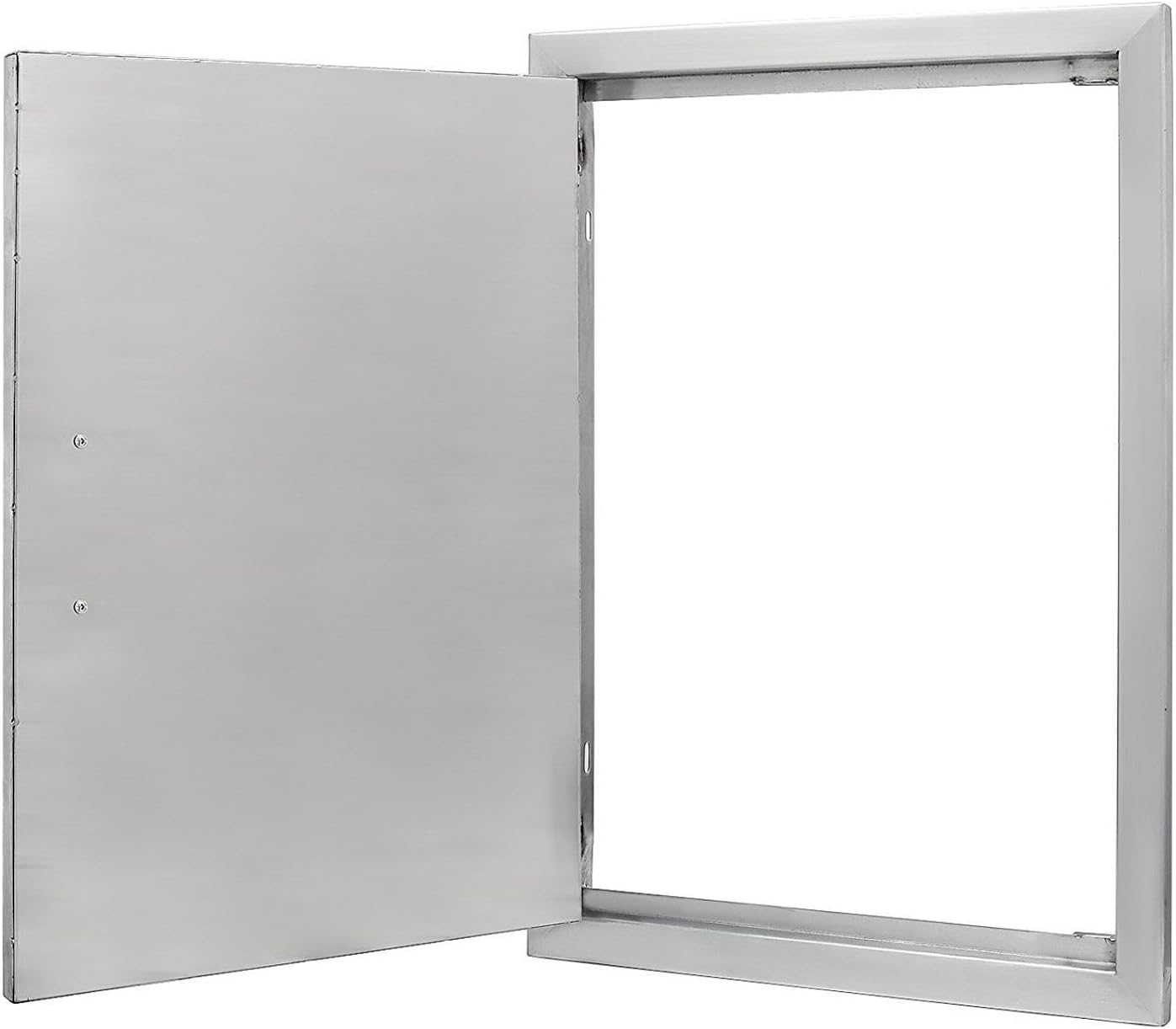 17 W x 24 H 304 Stainless Steel BBQ Access Door R719382
