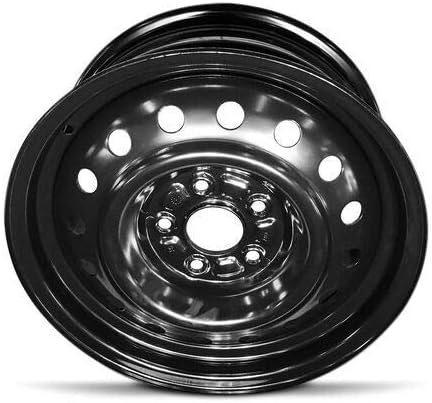 16 inch 5 Lug Black Steel Wheel K2540