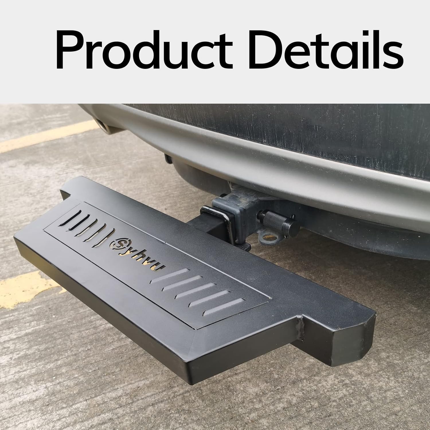Matte Black Hitch Steps for 2'' Towing Receiver P655