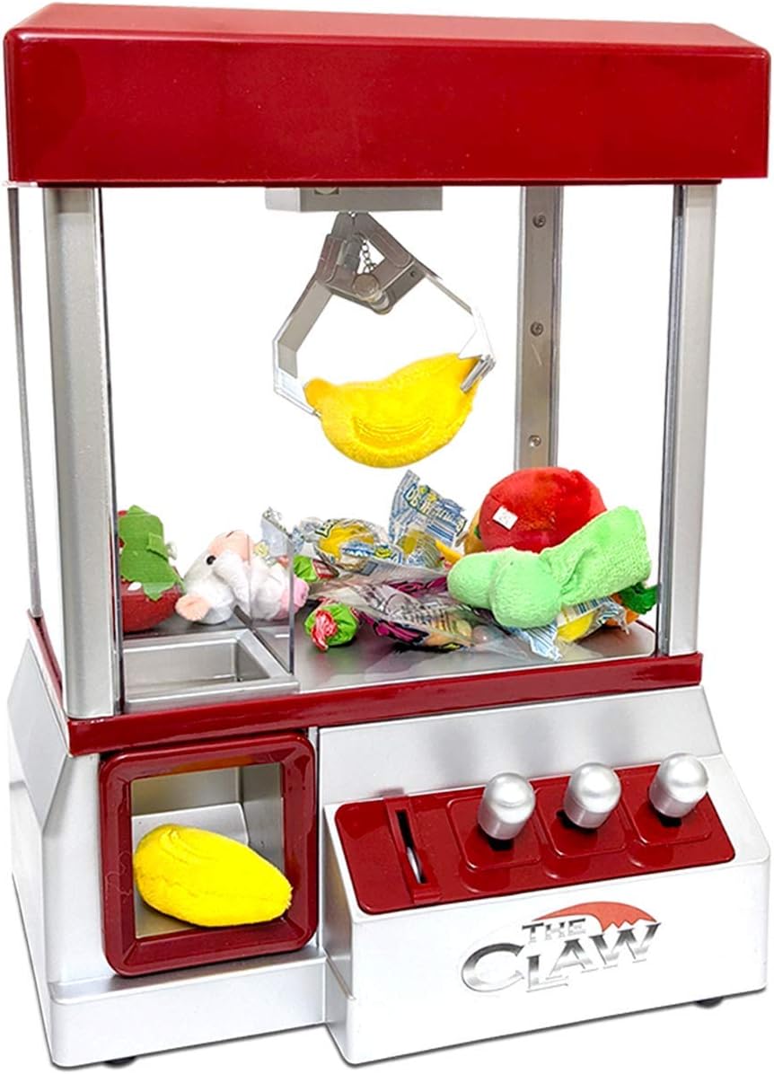 Mini Arcade Claw Machine Candy Prize Dispenser Game D391542