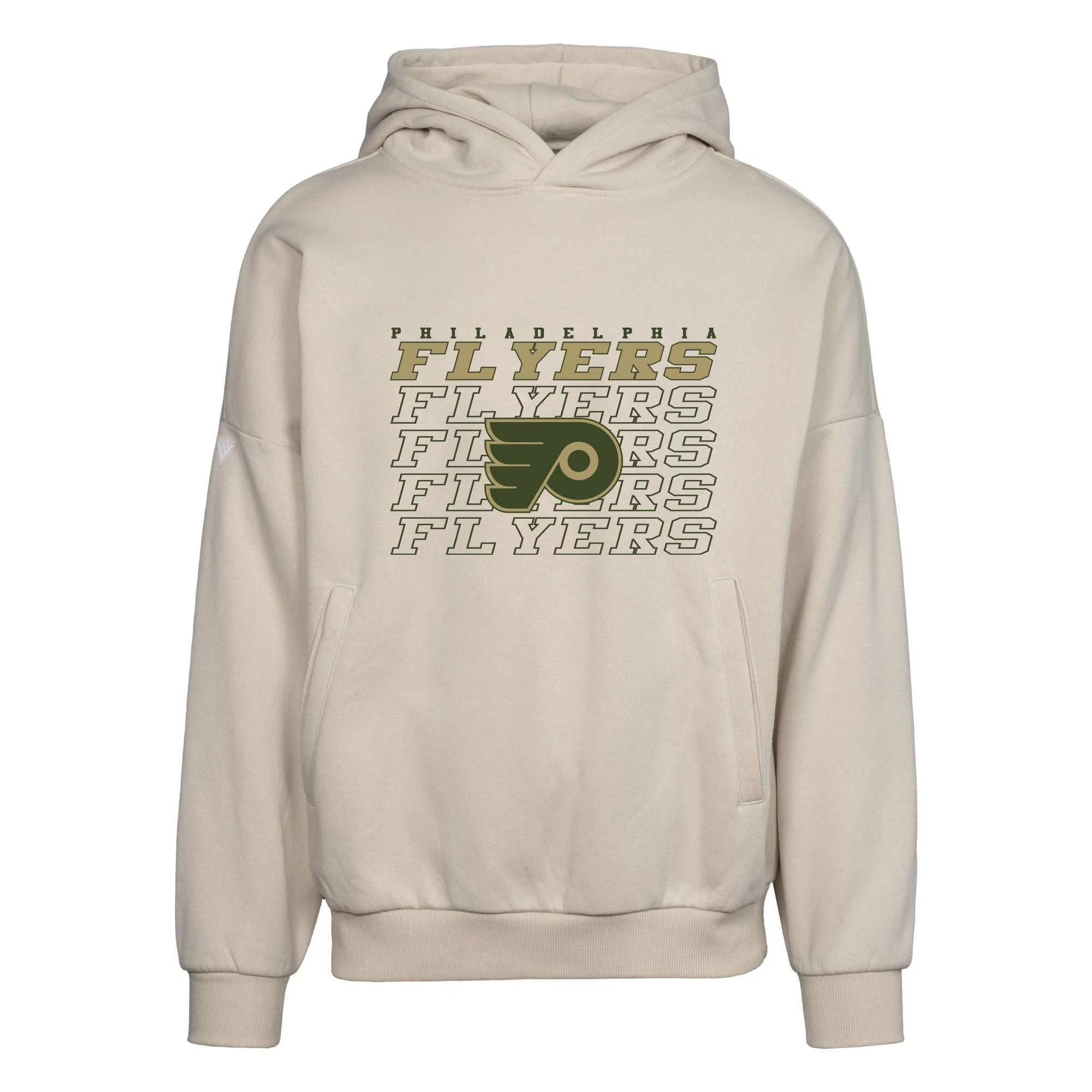 Cream Philadelphia Flyers Pullover Hoodie S335638