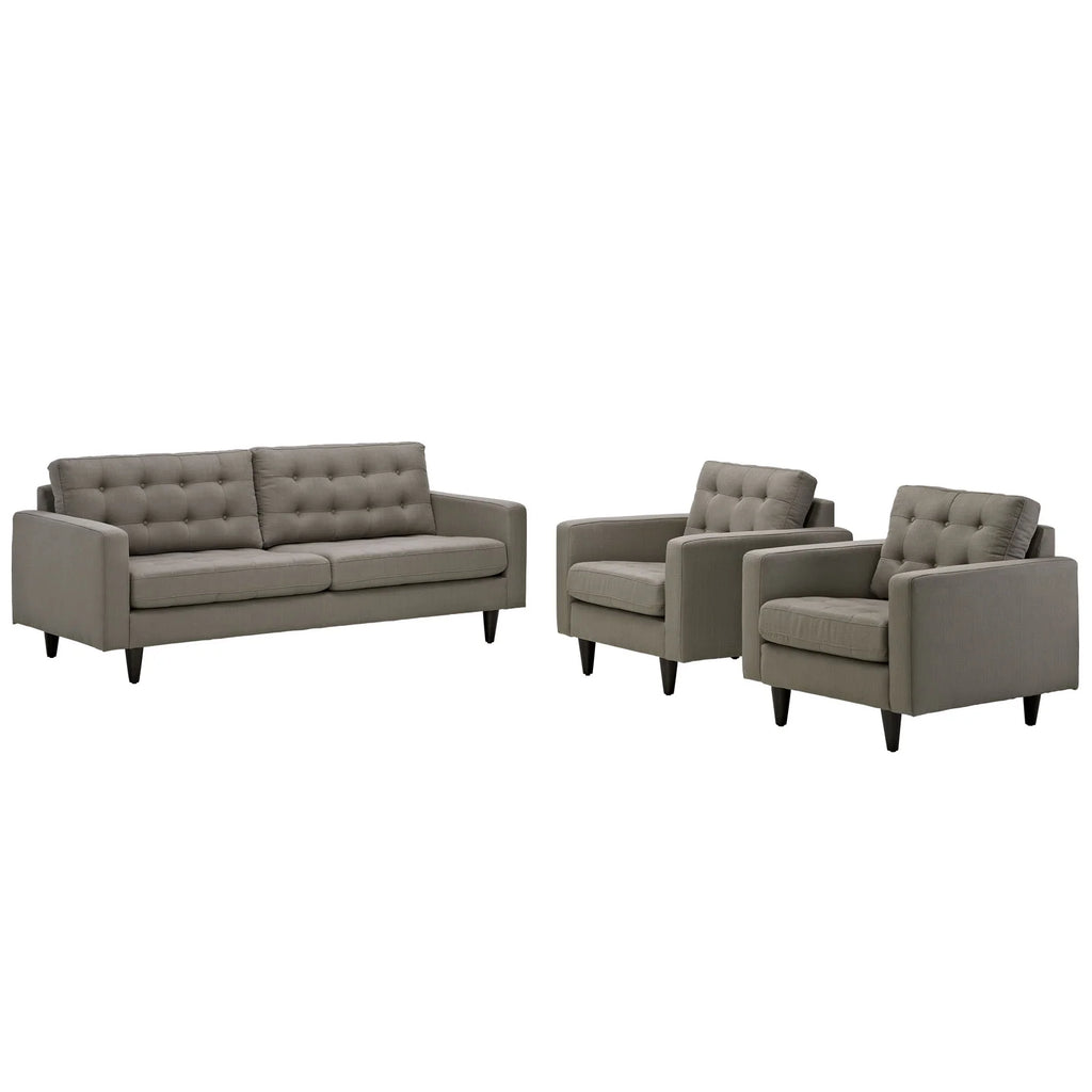Granite Sofa and Armchairs Set of 3 Y5902