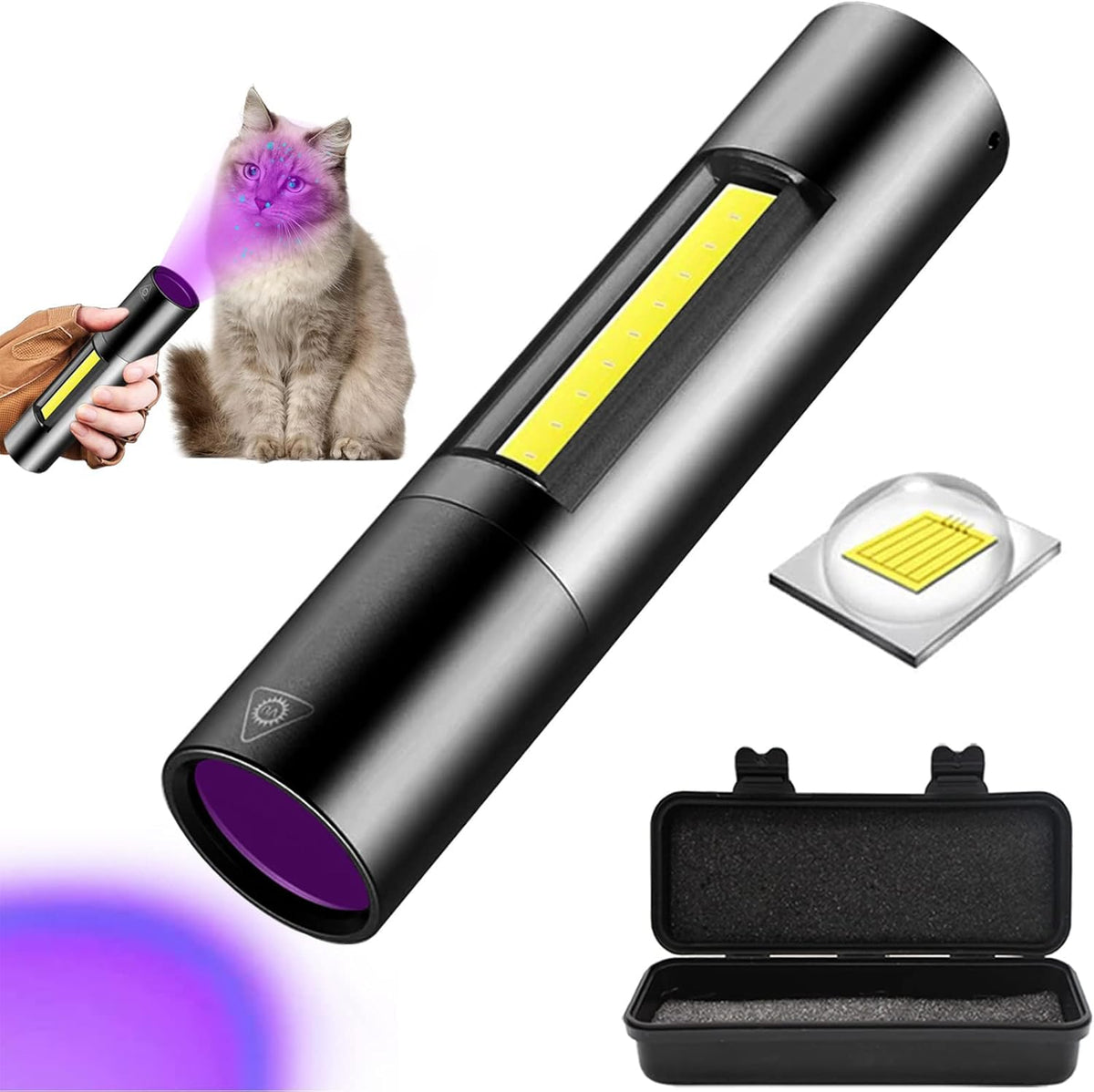 Portable UV Black Light Pet Urine Detector U707