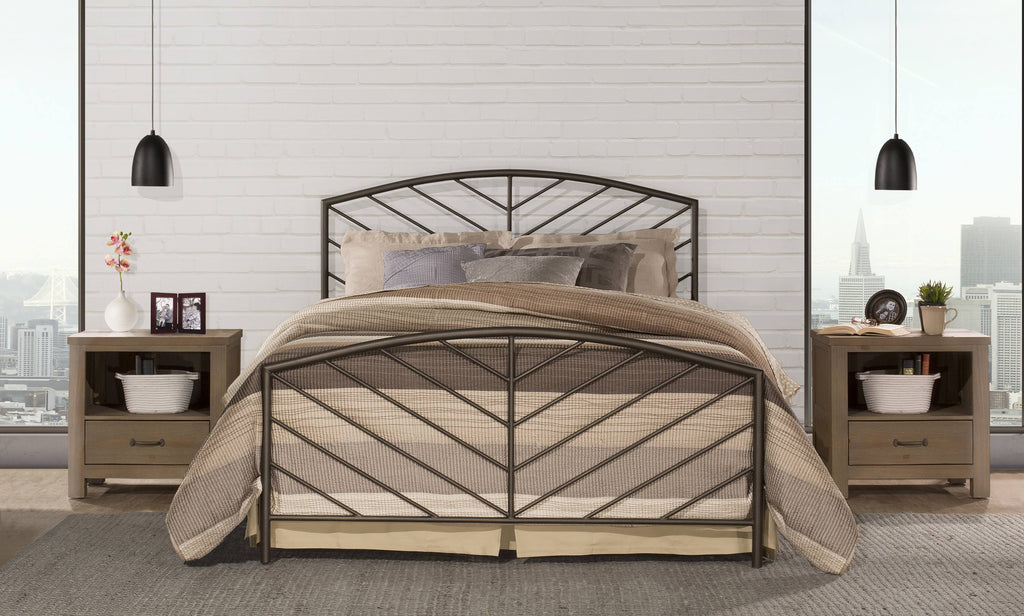 Queen Metal Headboard and Footboard R26591