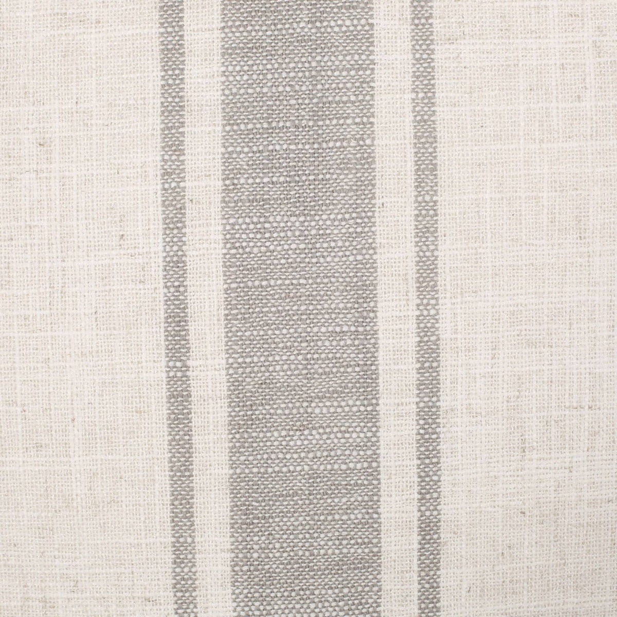 Dining Chair Set of 4 Gray Stripes Light Beige Natural U26032