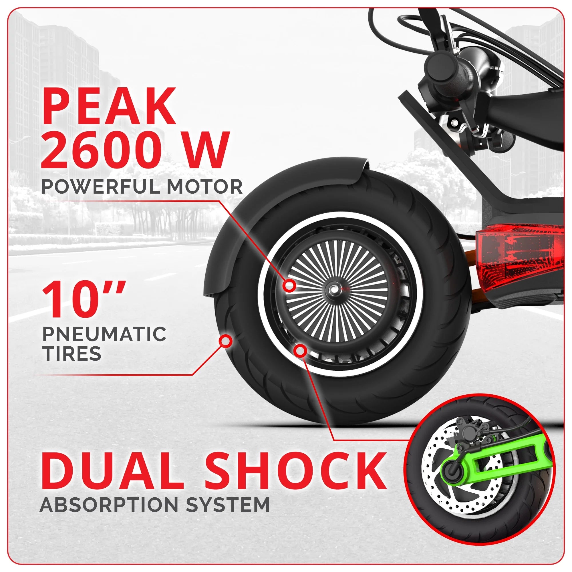 Green Electric Scooter J943584
