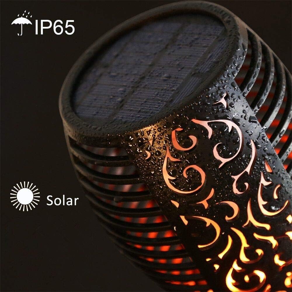 43 LED Waterproof Flickering Flames Torch Solar Lights (4 Pack) I93315