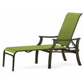 Textured Beachwood Lime Reclining Chaise Lounge I9680