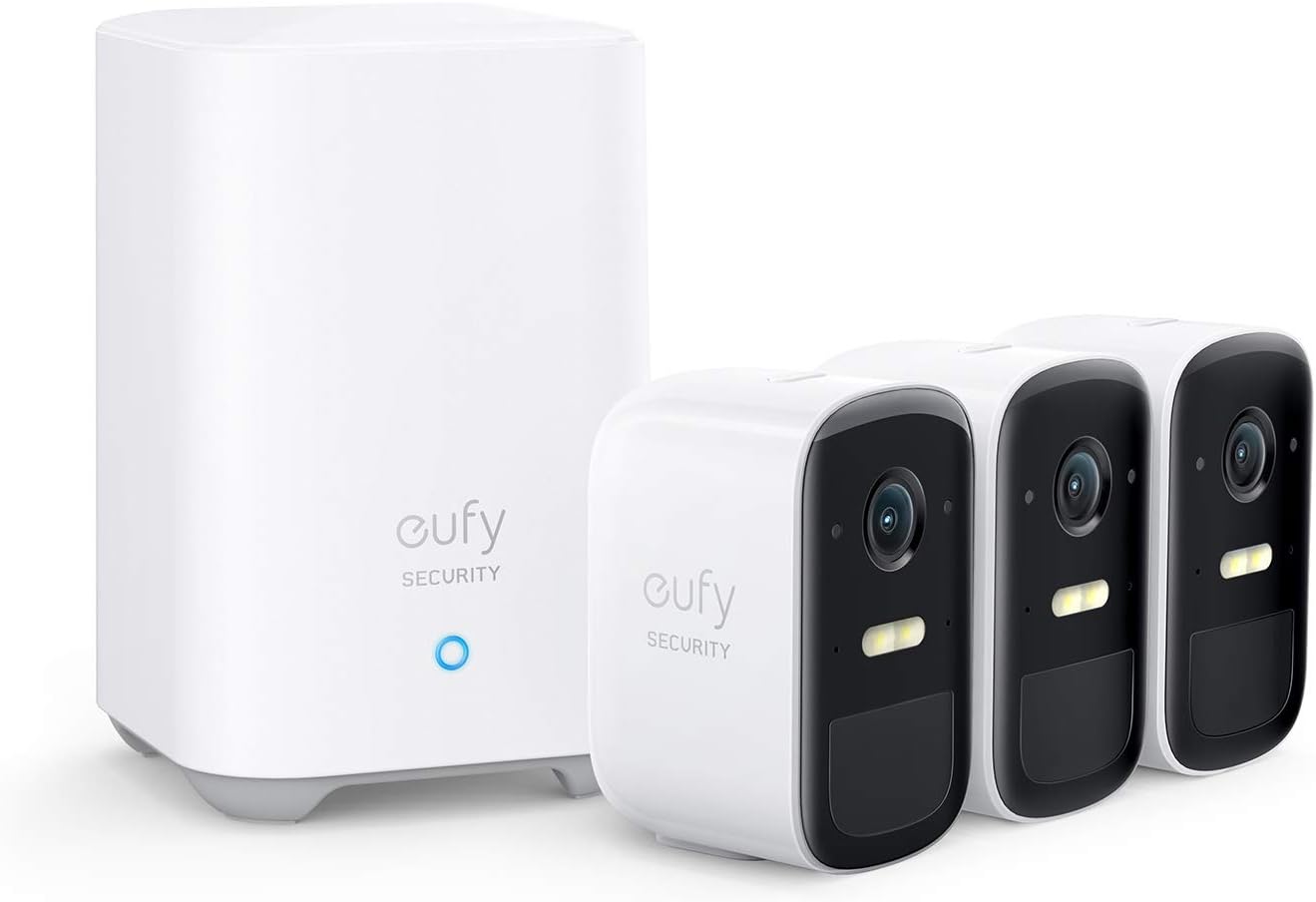 Wireless Outdoor Security Camera 2-Cam Kit with 180-Day Battery Life, 1080p HD, Night Vision C938