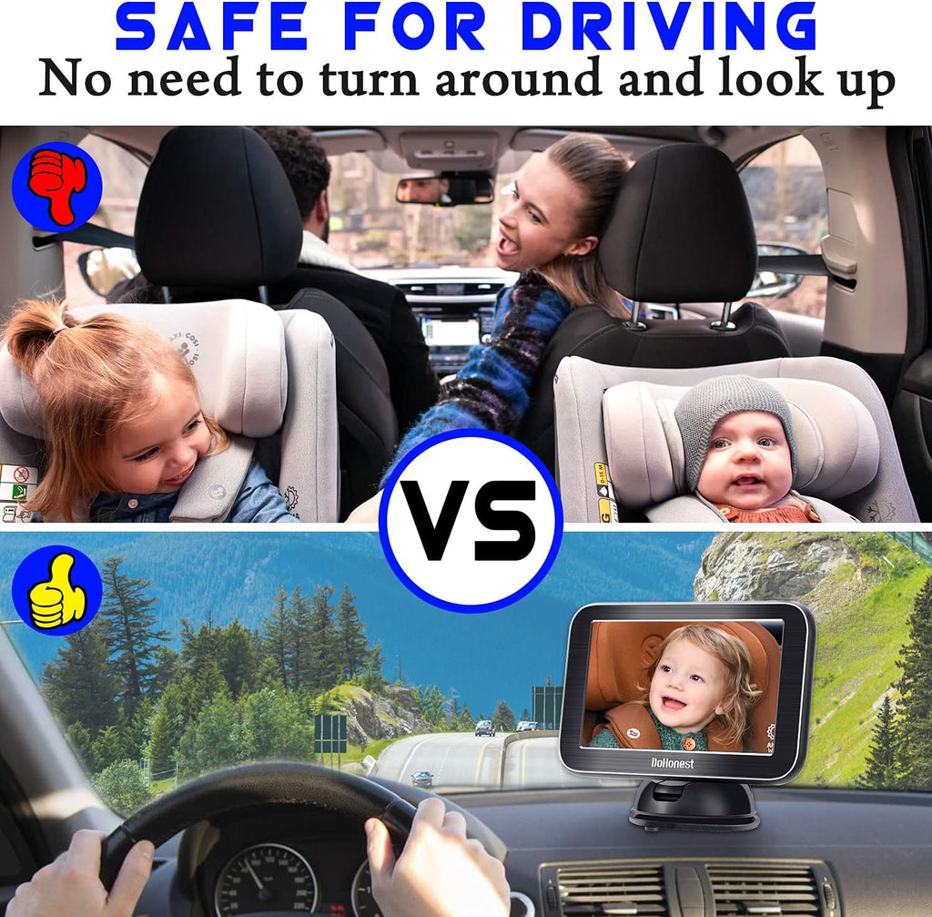 5'' AHD 1080P IR Night Vision Baby Car Camera R404