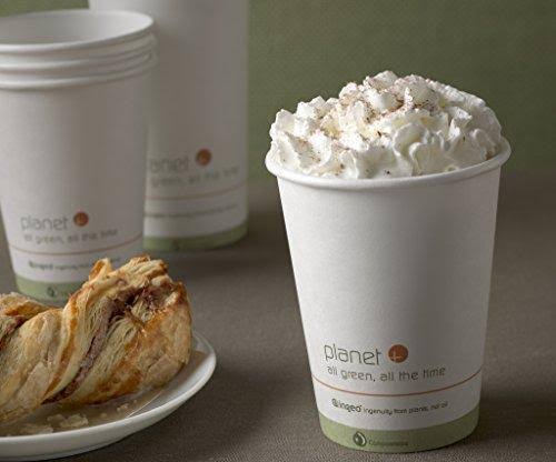 100% Compostable Pla Laminated Hot Cup 12-Ounce 1000-Count Case S5747