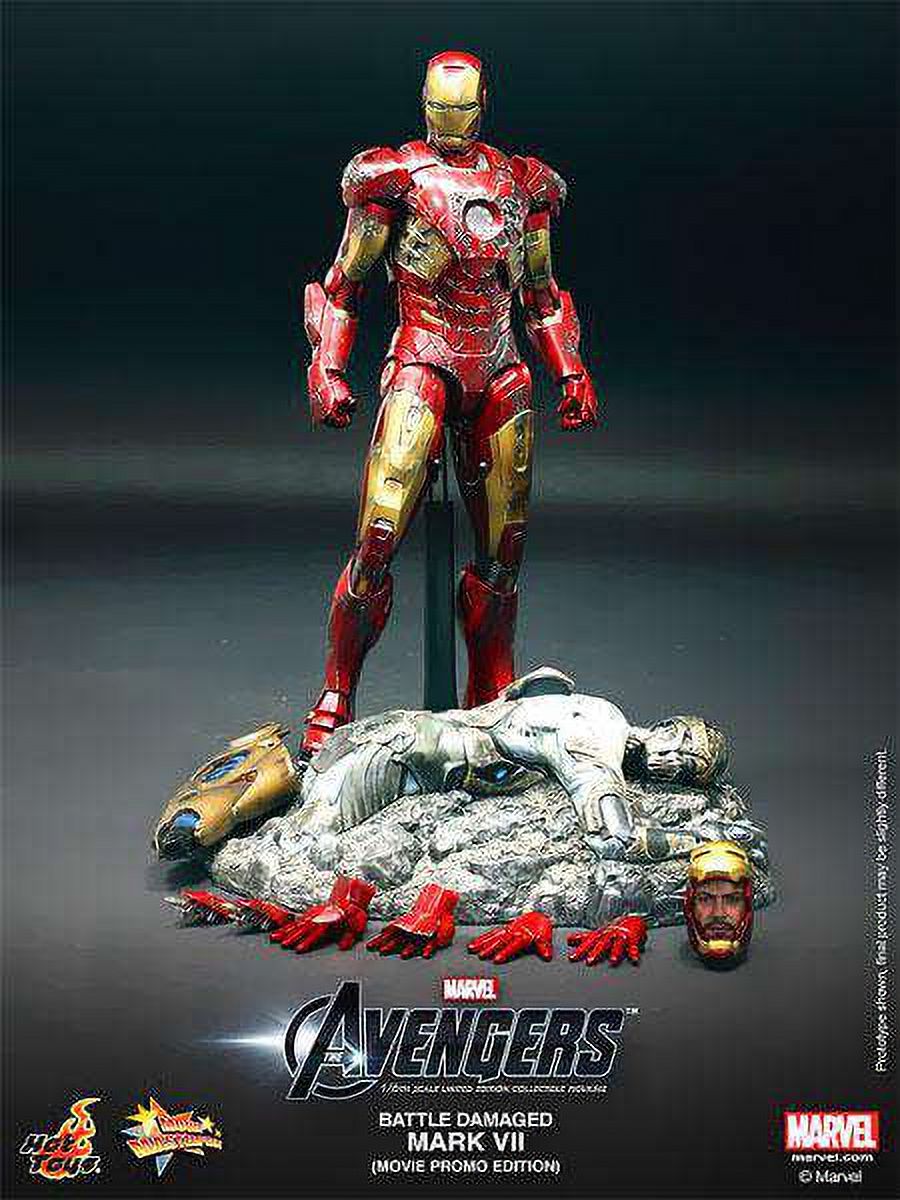 Battle Damaged Iron Man Collectible Figure I896