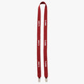 Maroon Polyester Lanyard with Double Bulldog Clip D766871