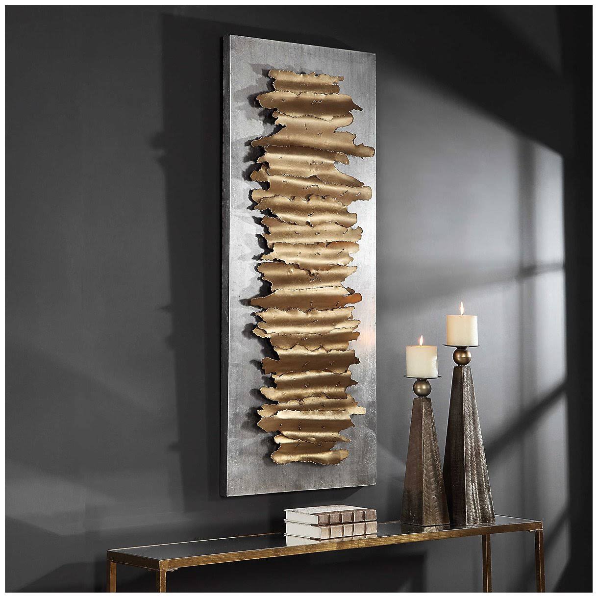 Gold Metal Wall Decor J407