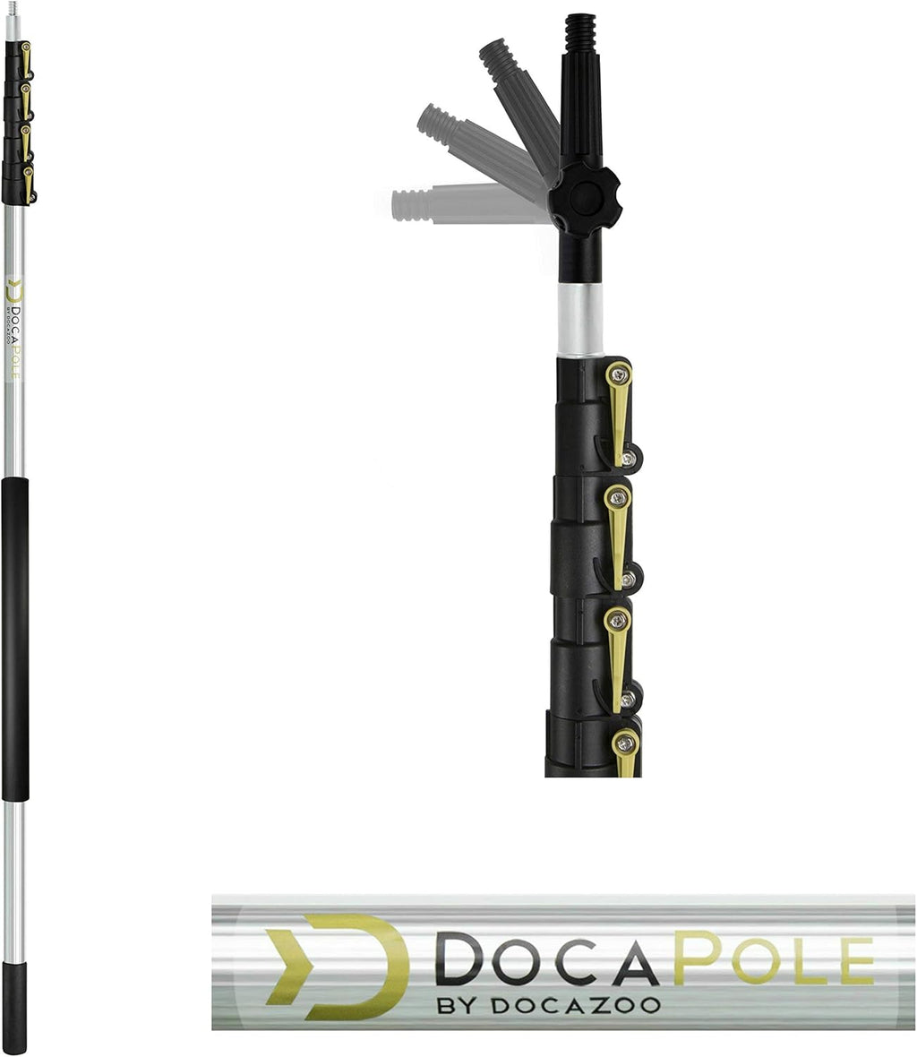 11 Inch Hard Bristle Deck Brush with Telescoping Pole A938716