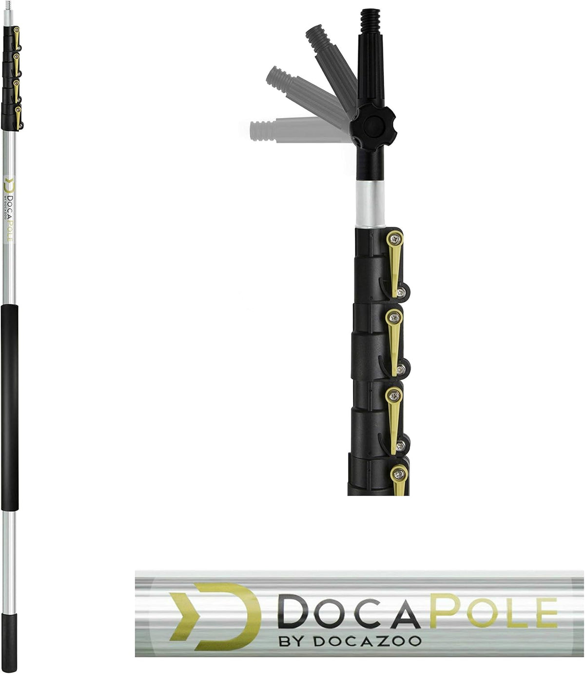 11 Inch Hard Bristle Deck Brush with Telescoping Pole A938716