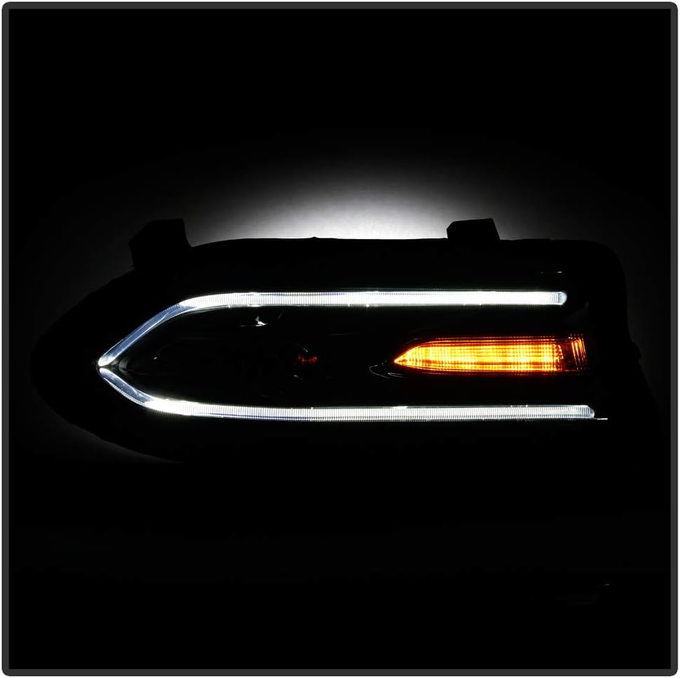 LED DRL Tube Projector Headlight Headlamp Passenger Side M715
