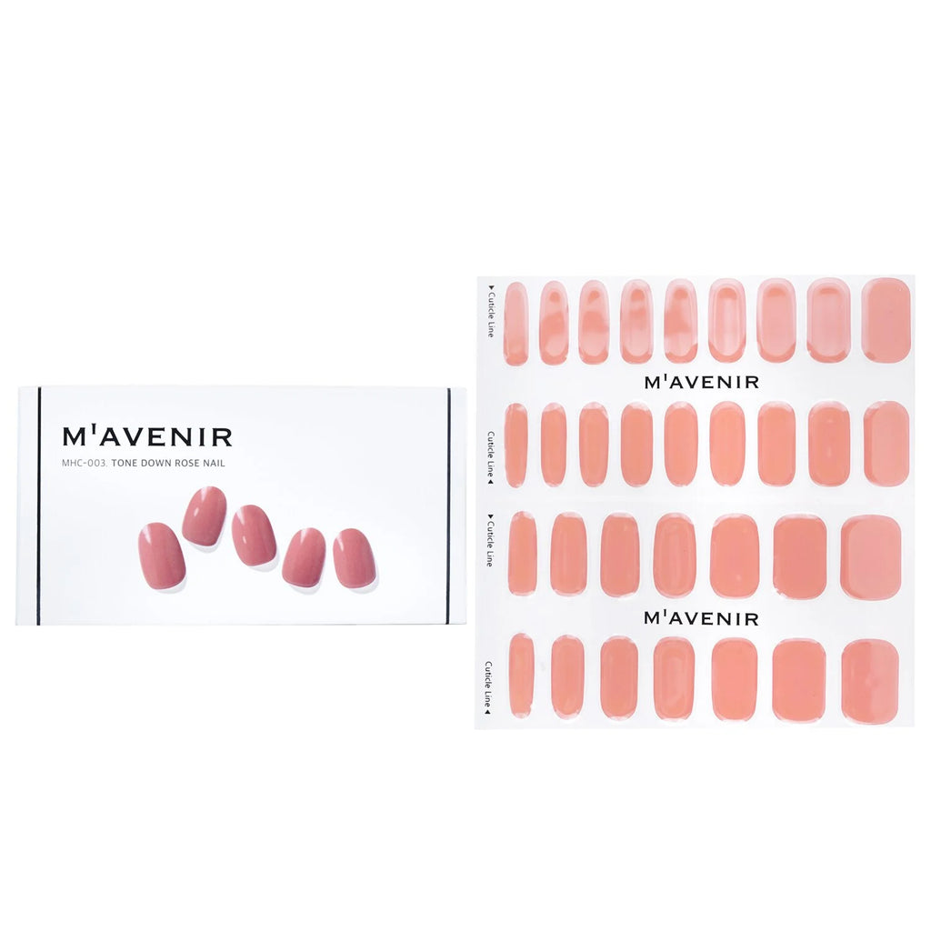 Pink Glass Nail Sticker 32pcs S530