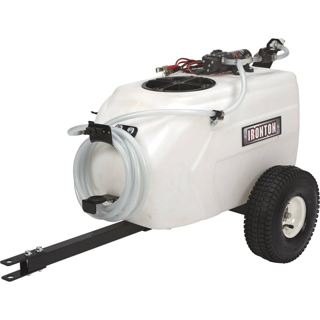13 Gallons 12 Volt DC Tow-Behind Broadcast Sprayer Y2608