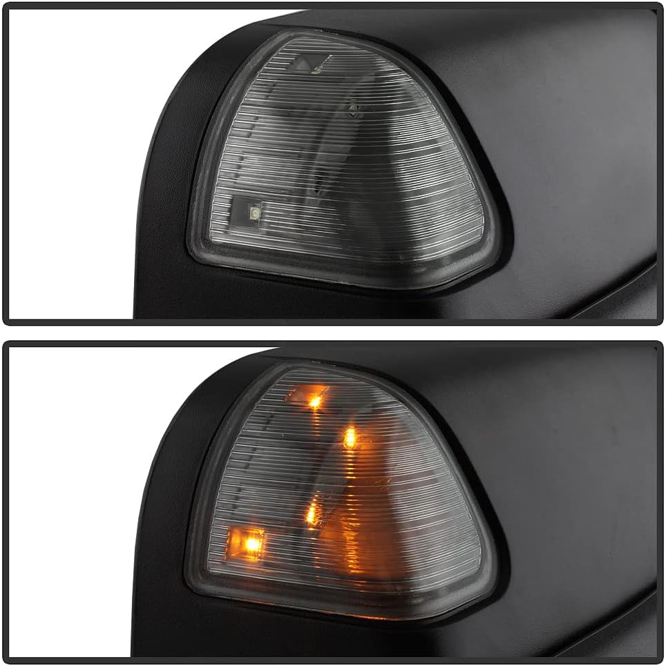 Telescoping Manual Towing Mirrors with Led Signal Pair for Dodge Ram J50408
