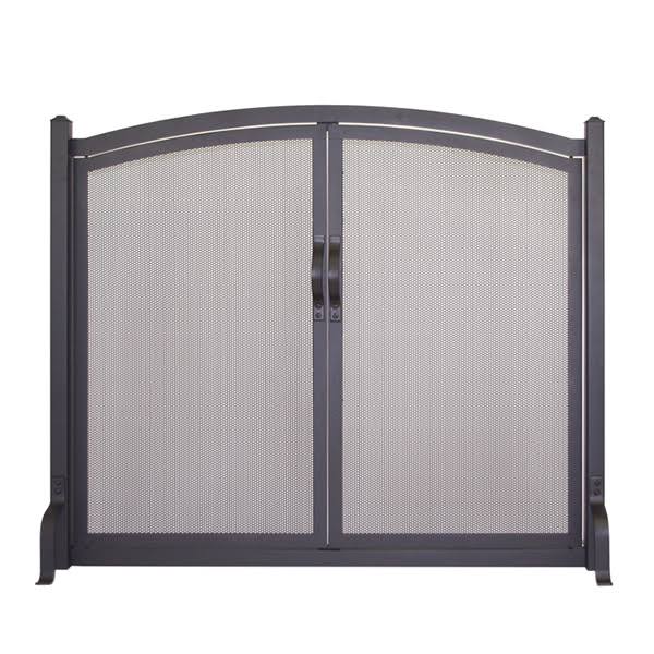 Arched Fireplace Screen with Doors P95425