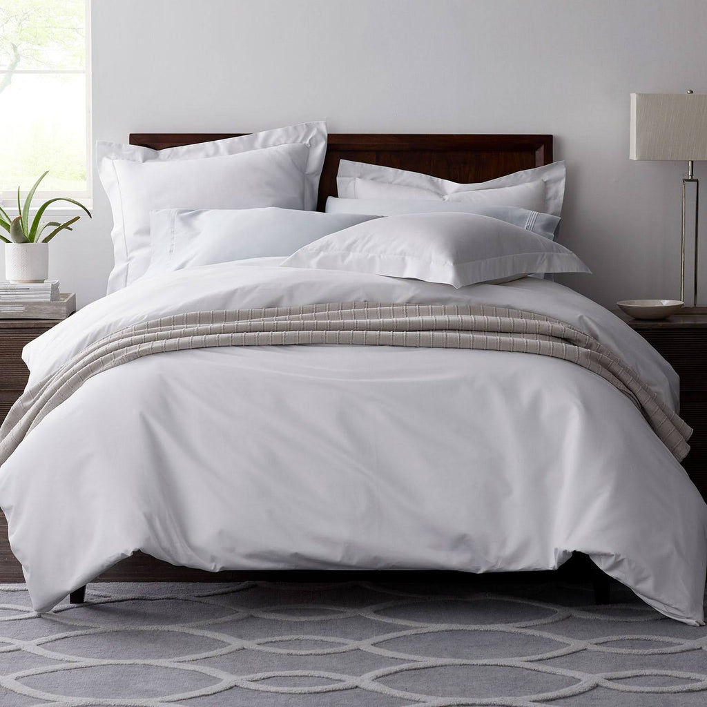 Ivory King Cotton Sateen Duvet Cover B42462
