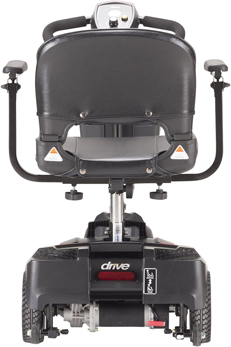 Red/Blue 3-Wheel Compact Travel Scooter F8502