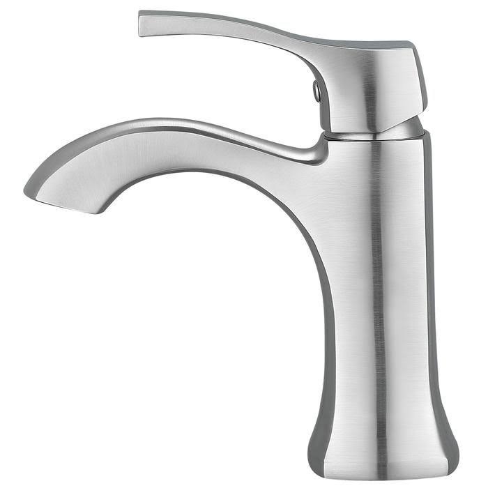 Brushed Nickel Single Lever Bathroom Faucet V29469