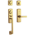 NonLacquered Brass Full Dummy Handleset with Lever V73614