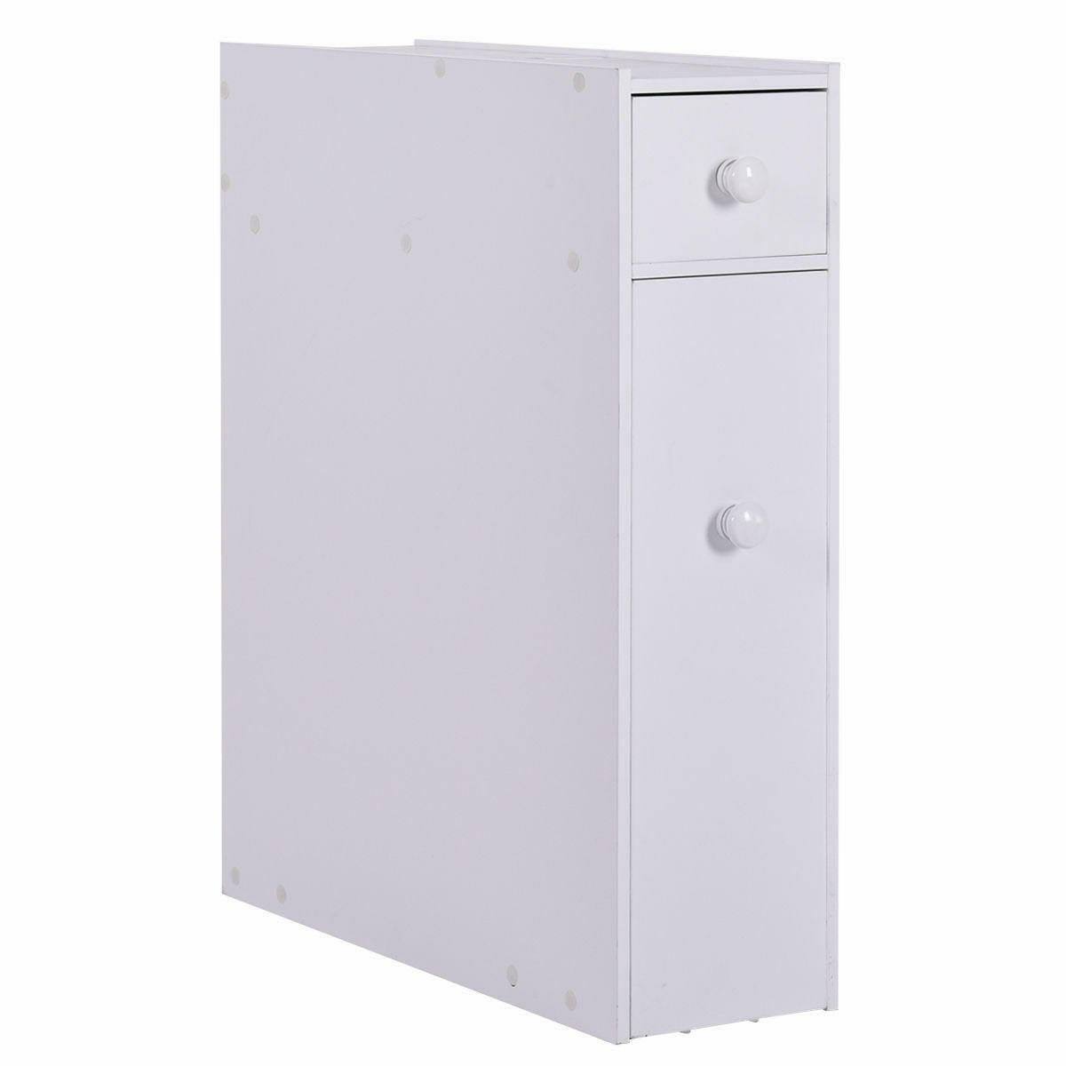 White Bathroom Cabinet Storage Organizer X4996