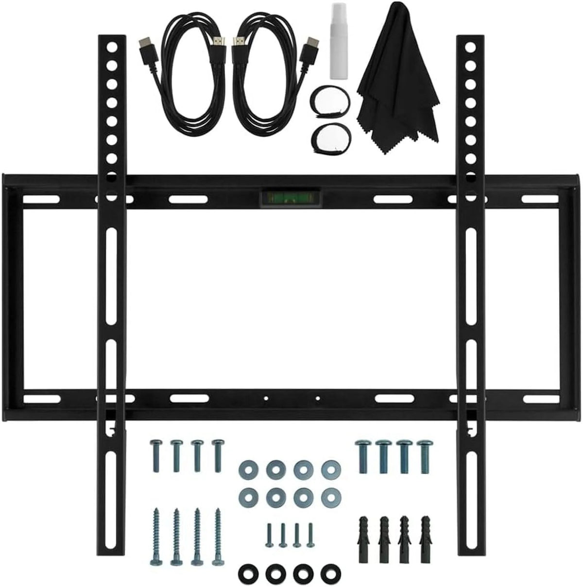 32 inch QLED HDR 4K Smart TV Bundle with TV Wall Mount and 4K HDMI Cable C313
