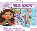 44 Pages Coloring and Sticker Set with Game Book and Mess Free Marker X644485