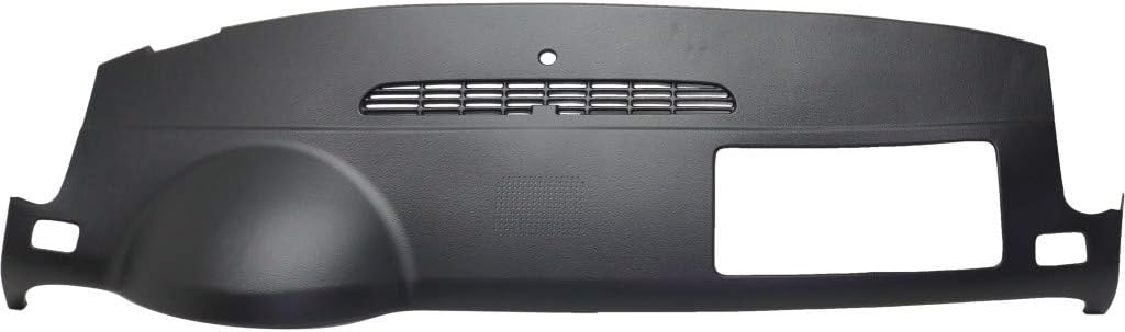 Black 1-Piece Dash Cover with Defroster Grille and Speaker Holes V1443