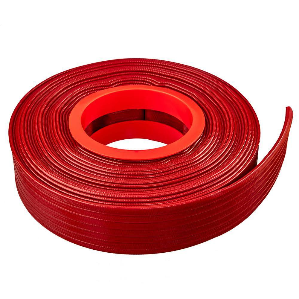 Red PVC Lay Flat Discharge Hose R90032