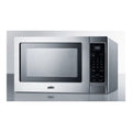19 inch Compact Microwave With 900 Watts; Digital Touchpad; Brushed Stainless Steel Cabinet; Glass Turntable E262998