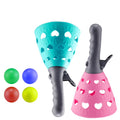 Catch Ball Games with 2 Launcher Baskets and 4 Balls Outdoor Indoor Sport Toys T182