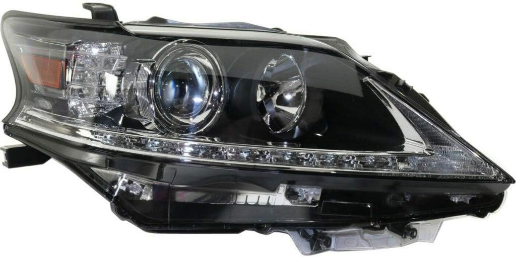 Passenger Side Black Housing Headlight Assembly X33274