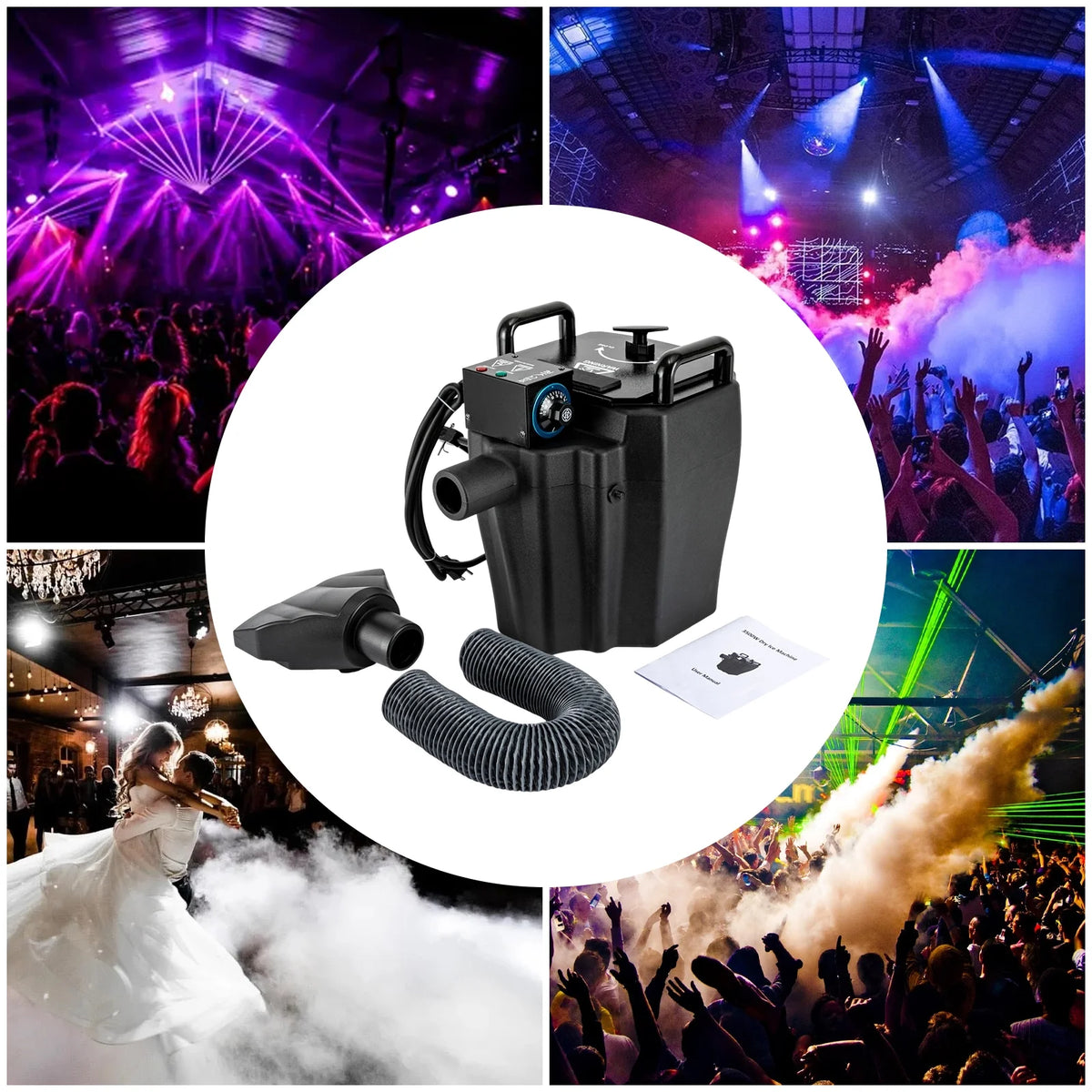 Black Dry Ice Machine V18535