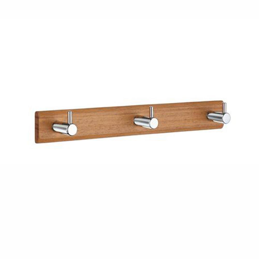 Triple Stainless Steel Coat Rack J752621