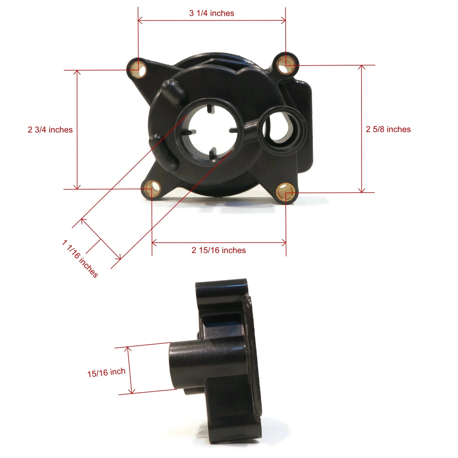Water Pump Impeller Kit For 1989 Evinrude 45 HP Engine L673