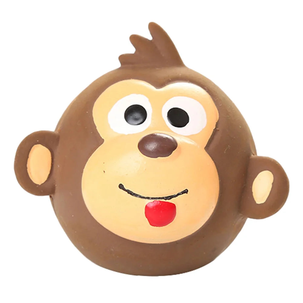 Frog Shape Squeaker Dog Chewing Toy M561598