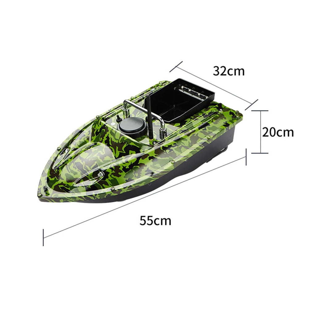 12000mah Battery Remote Control Bait Boat with Night Light F490758