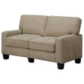 Linen Loveseat in Silica Sand D924