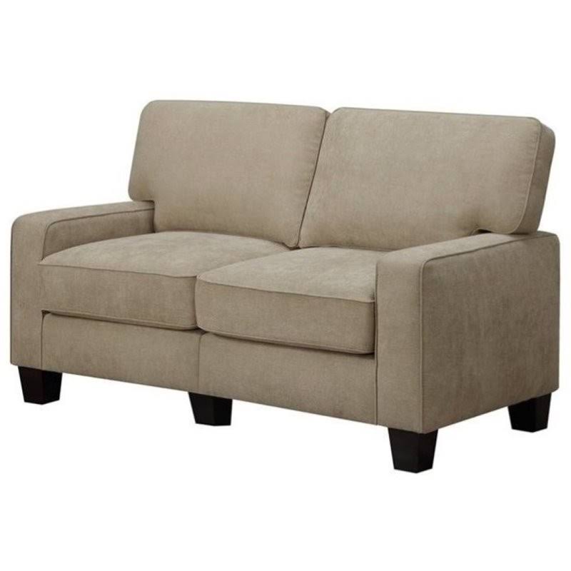 Linen Loveseat in Silica Sand D924